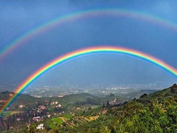 Mơ thấy cầu vồng ở trên núi