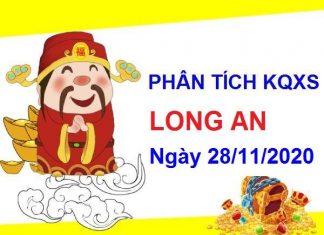 Phân tích KQXSLA ngày 28/11/2020