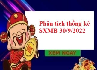 Phân tích thống kê SXMB 30/9/2022