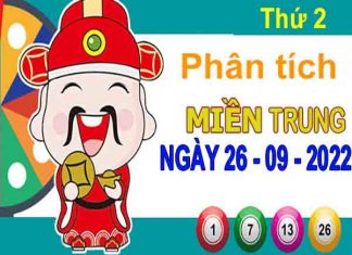 Phân tích XSMT ngày 26/9/2022 - Dự đoán KQ XSMT thứ 2 hôm nay