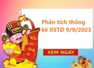 Phân tích thống kê XSTD 9/9/2023