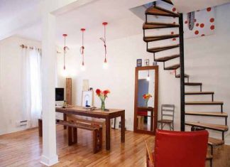 bố trí cầu thang nhà ống