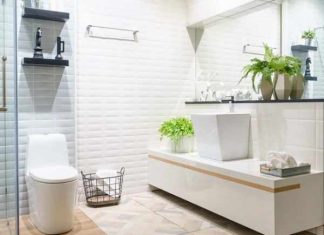 cách bố trí nhà vệ sinh trong phòng ngủ