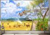 tranh phong thủy phòng khách cho người mệnh kim