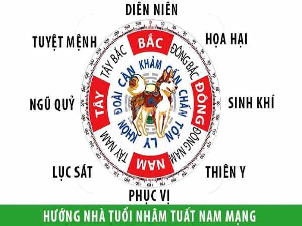 hướng nhà hợp tuổi nhâm tuất