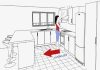 hướng bếp ngược hướng nhà