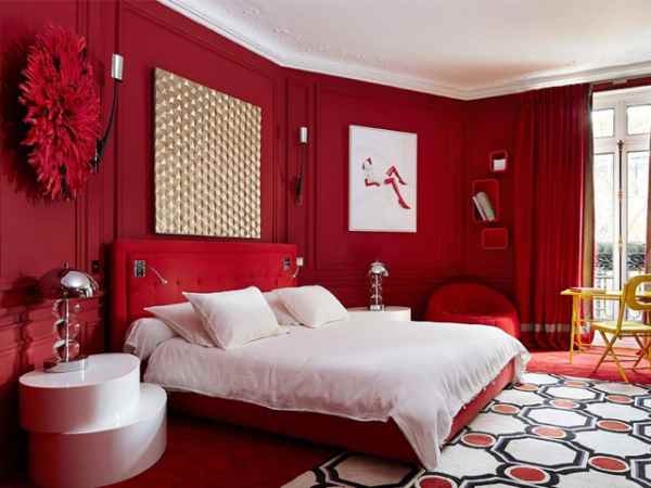 Màu sắc phòng ngủ dành cho người mệnh Hỏa