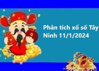 Phân tích xổ số Tây Ninh 11/1/2024