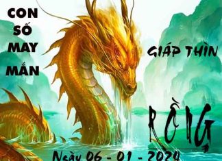 Phân tích con số may mắn tuổi Giáp Thìn ngày 6/1/2024