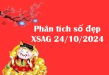 Phân tích số đẹp XSAG 24/10/2024