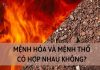 mệnh thổ và hỏa có hợp nhau không
