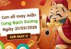 con số may mắn ngày 21/03/2026 cung Bạch Dương