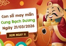 con số may mắn ngày 21/03/2026 cung Bạch Dương