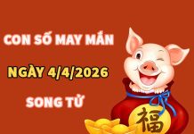 Con số may mắn hôm nay 4/4/2026 thứ 7 cung Song Tử