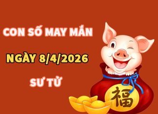 Con số may mắn hôm nay 8/4/2026 thứ 4 cung Sư Tử