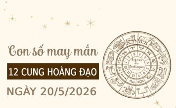 Con số may mắn ngày 20/05 thứ 4 của 12 cung hoàng đạo