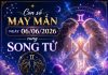 con số may mắn ngày 06/06/2026 cung Song Tử